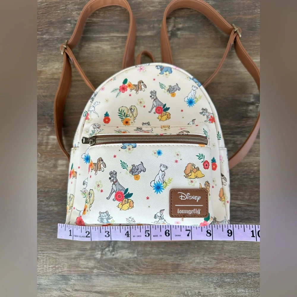 Loungefly Disney Cats Dogs Backpack Aristocats - Picture 7 of 11